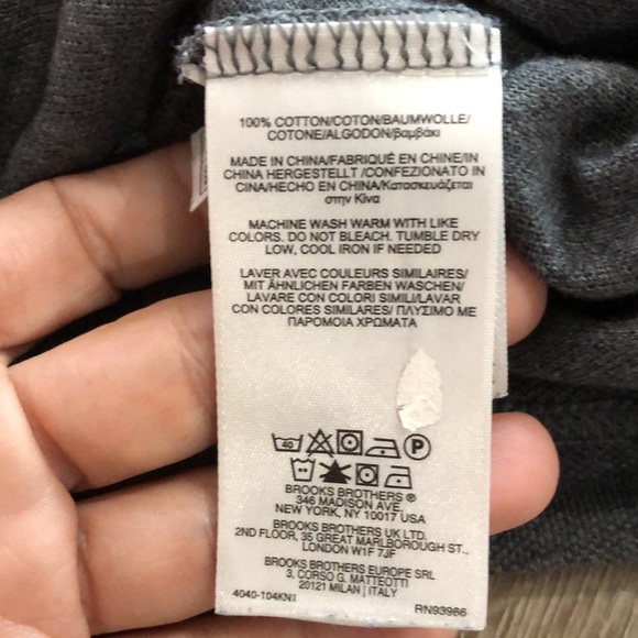 BROOKS BROTHERS 100% Cotton Performance Slim Fit Polo Shirt - Picture 3 of 6